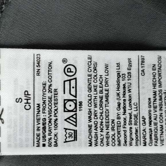 Gap gray sleeveless flowy scoop neck top Sz S Gorgeous design - Picture 10 of 10